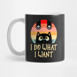 Rebellious Cat Design - Express Your Independence Mug